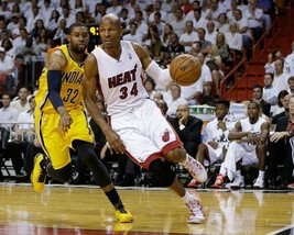 Ray Allen 8X10 Photo Miami Heat Basketball Nba Vs Pacers - £3.68 GBP