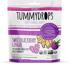 USDA Organic Sweet BlackBerry Ginger Tummydrops ( 33 Individually Wrapped Drops) - £22.74 GBP