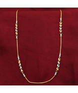 New Bis 916 Real Gold Plain Design Jewellery Box Chain For Girls Gift - $1,667.85