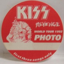 KISS - VINTAGE ORIGINAL 1992 VINTAGE CONCERT TOUR CLOTH BACKSTAGE PASS - $10.00
