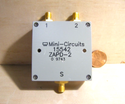 MINI-CIRCUITS POWER DIVIDER. 15542. ZAPD-2. 0 9743. - £23.58 GBP