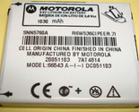 Motorola OEM SNN5760A  1000mAh BATTERY FOR MOTOROLA A840 A860 - $13.09