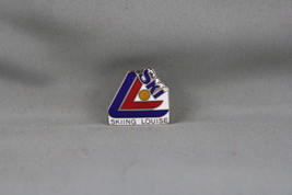 Vintage Ski Pin - Lake Louise Logo - Inlaid Pin  - $15.00