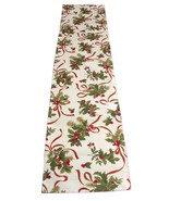 Fete De Noel Collection Christmas Winter Table Runner 16x72 inches - $19.79