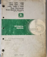 John Deere TM-1471 Technical Manual for Walk-Behind Mowers 1990 - £36.85 GBP
