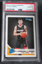 2019 Panini Donruss #212 Tyler Herro Miami Heat Basketball Card PSA 10 - £22.43 GBP