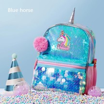 veno Children&#39;s Backpack for Girls Pre-School Bag for  Elementary - Reversible S - £133.47 GBP