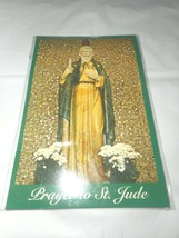 St JUDE KEYCHAIN Pocket Catholic Ephemera Holy Religious Spiritual Card ... - $8.99