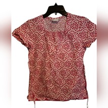Katherine Heigl collection XS pink short sleeve shirt - £10.43 GBP