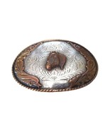 Irvine Jachens Inc Navajo Belt Buckle Horse Head Sterling Silver Copper ... - £605.39 GBP