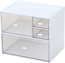 Desk Storage Box, Bathroom Counter Or Dresser, White, Marknor, Desk Storage Box. - £28.72 GBP