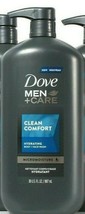 1 Ct Dove 30 Oz Men Care Clean Comfort Micromoisture Hydrating Body & Face Wash