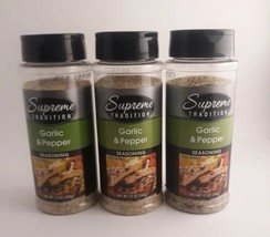 Supreme Garlic &amp; Pepper All Purpose Seasoning 16oz (3 Pack) - $15.83