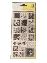 Inkadinkado Clear Stamps Flower Garden and Much More Cool Designs - £7.77 GBP