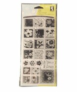 Inkadinkado Clear Stamps Flower Garden and Much More Cool Designs - $13.42 CAD