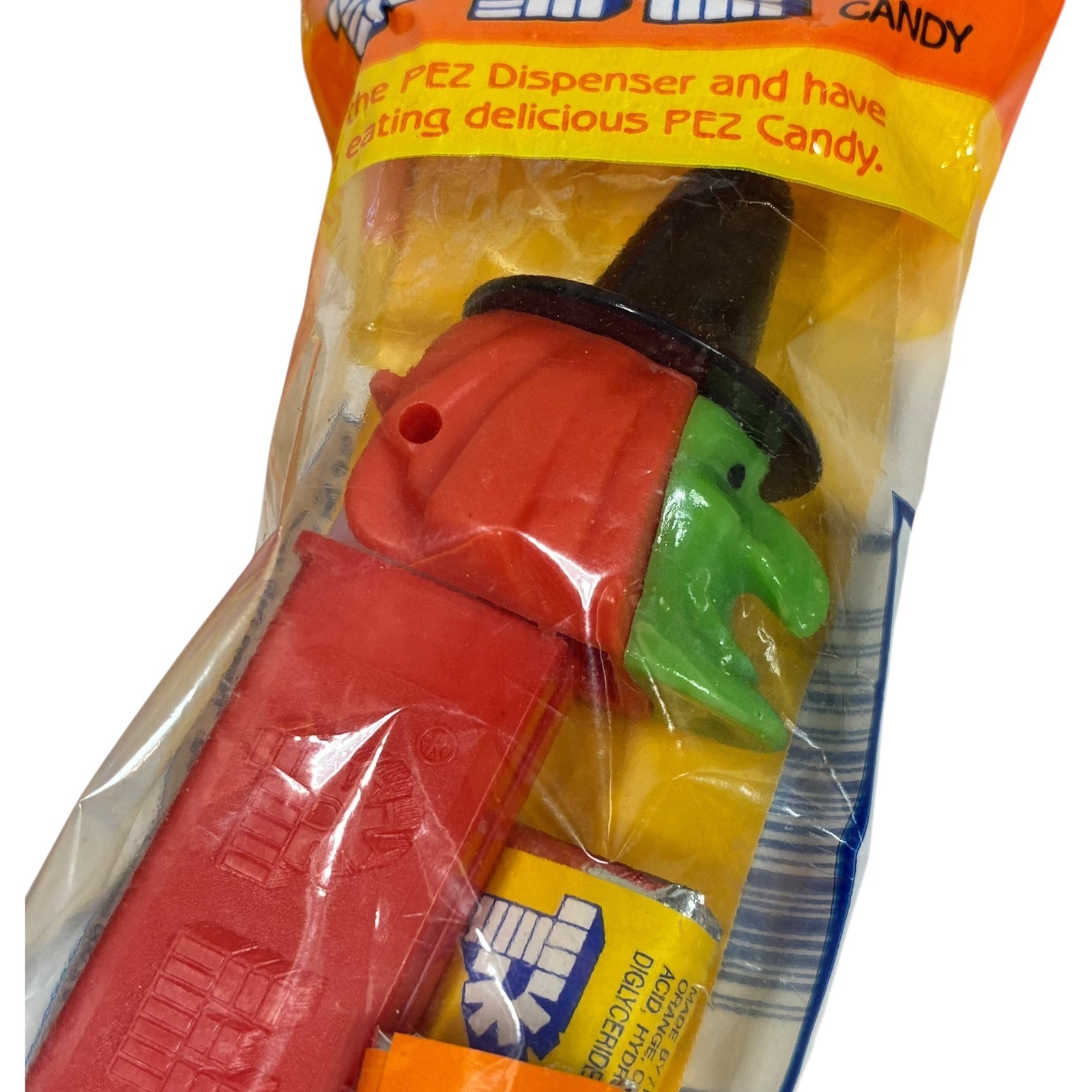4pc PEZ Halloween Lot VTG New/Sealed Witch, Skull, Small & Large Pumpkin Heads Item image 2