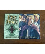 Lotr Fotr Pippin’s Travel Claim Memoribilia Card 2002 - $202.38 CAD