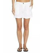 NWT Womens Lole White &quot;Wendy&quot; Yoga Shorts 5&quot; Inseam Sz 14 - $33.83 CAD