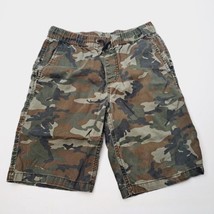 Quiksilver Shorts Boys Size Large Camouflage Camo Cotton Drawstring TX17 - $8.90