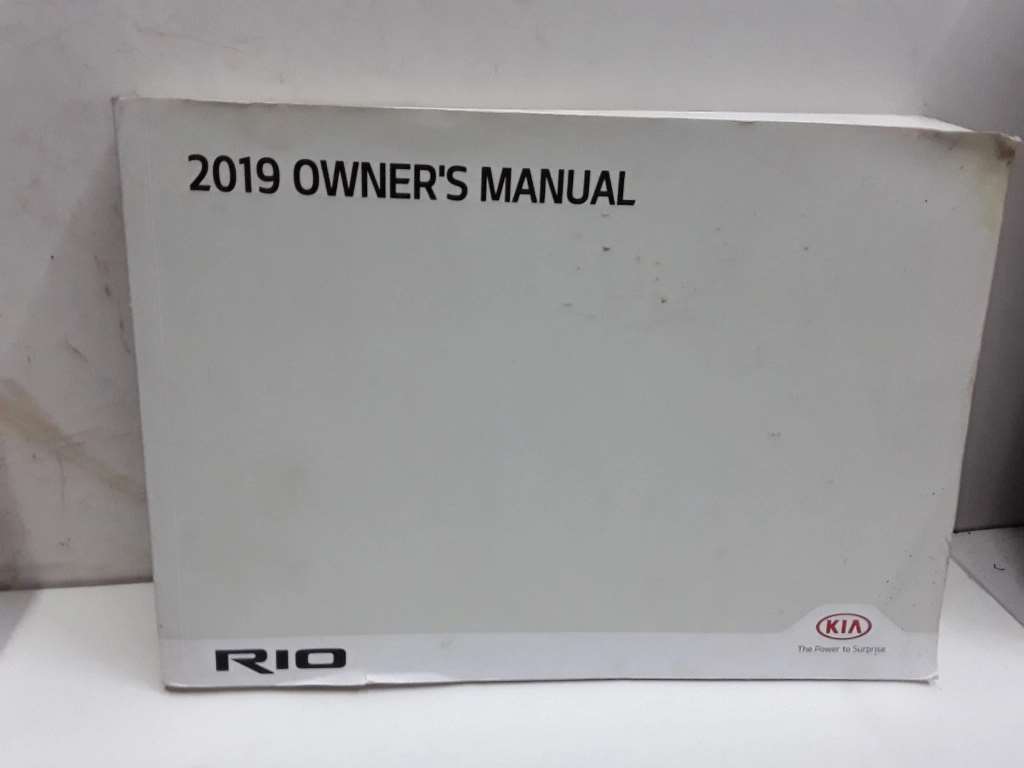 2019 Kia Rio Owner&#39;s Manual Original - $32.04