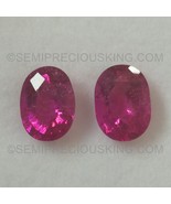 Natural Rubellite Oval Checkerboard Cut Intense Pink Color SI1 Clarity L... - £256.97 GBP