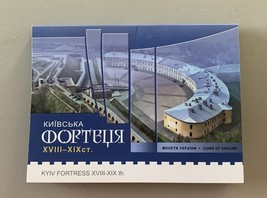 Ukrainian Commemorative Coin 5 Hryven Kiev Fortress Souvenir Booklet 2021 - $62.04 CAD