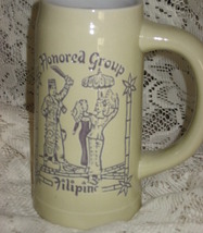Holiday Folk Fair Milwaukee Beer Stein- Filipino Honored Group 1974 - $15.00