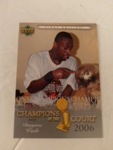 2007-08 Upper Deck First Ed Basketball #CC-DW Dwyane Wade Champions Of The Court - £15.72 GBP