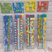 Lot Of 24, Dr Seuss Pencils Cat in the Hat Horton Hears a Who Green Eggs... - $12.30
