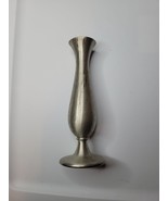 Leonard Pewter Bud Vase Collectible Vintage Antique 6.25&quot; Made in Bolivia - $5.94