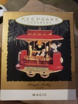 Hallmark Keepsake Ornament Kringle Trolley 1994 MAGIC ORNAMENT Tested, works! - £22.36 GBP