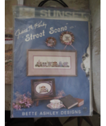 Bette Ashley Cross Stitch Kit pattern Street Scene by Judith Kirby - $180.37 MXN