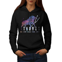 Wellcoda Taurus Zodiac Sign Womens Hoodie, Horoscope Casual Hooded Sweatshirt - £28.88 GBP