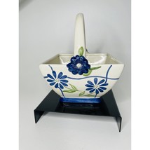 Floral Basket Pfaltzgraff Springwood Discontinued Home/Room Decor  - $23.67