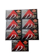 TDK D90 Blank Audiocassettes Normal Bias Lot of 7 Brand New Sealed - €15,60 EUR