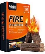 GardenLifer Fire Starter Cubes 128 Squares Charcoal Starter Kindling Ins... - $29.18 CAD