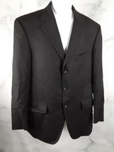 Ing Loro Piana And Citaly Mens Black Sport Coat Mens 42RG Blazer Jacket - £34.69 GBP