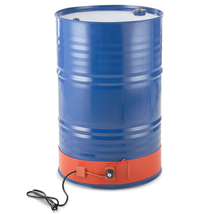 VEVOR Metal Drum Heater,1200W,55Gal,86-302℉,Silicone,Orange, FCC Listed - $37.90