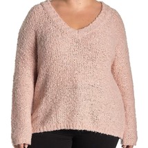 Susina Nordstrom pink smoke fluff boucle knit dolman sleeve sweater 3ext... - £12.36 GBP