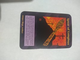 Illuminati New World Order INWO UnLimited Card Game NWO Spear of Longinus - £1.91 GBP