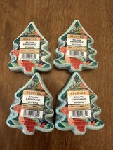 Lot of 4 Beloved Balsam &amp; Bergamot Bath Bomb - 4.6oz Xmas Tree Holiday Scent - £12.57 GBP