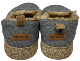 Women's Faux Felt Non-Slip Memory Foam Indoor House Shoes Ash Gray Sz. 9 - 10 image 6