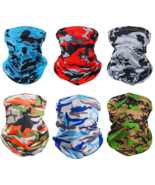 12 Neck Gaiter Sun UV Protection Face Mask Neck Gaiter Windproof Scarf Sunscreen - $13.89