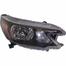 Headlight For 2012-2014 Honda CR-V Right Passenger Side Black Housing Clear Lens - £151.70 GBP