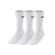 Nike Men&#39;s Value Cotton Crew Socks - White /Blue/Pink, Medium  - $36.00