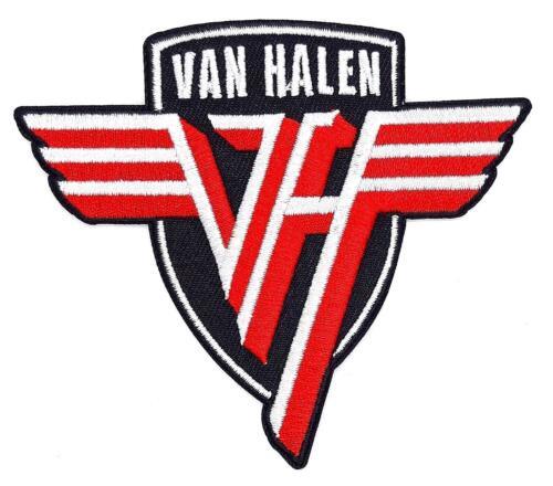 Van Halen Red/Black/White Logo Iron On Sew On Embroidered Patch 5&quot; X 3 5/8&quot; - $7.99