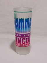 Slammer Glass Club Cancun Mexico Frosted Shooter Shot Glass - £7.90 GBP