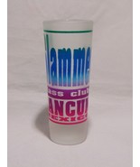 Slammer Glass Club Cancun Mexico Frosted Shooter Shot Glass - £7.81 GBP
