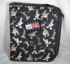 Vtg 1998 Looney Tunes Binder Stuart Hall Black 3 Ring Bugs Bunny Taz Daf... - $308.80 MXN