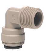 John Guest (PI481022S) Fixed Elbow 5/16&quot; Tube X 1/4&quot; NPT Gray - $109.66 MXN
